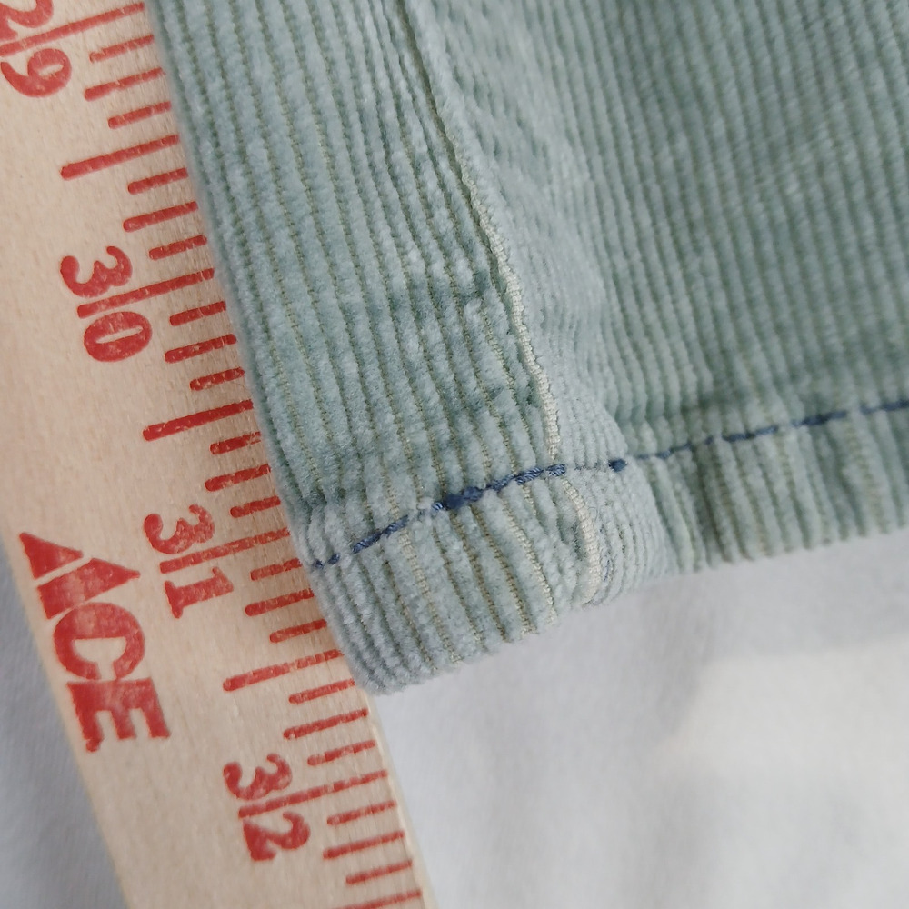 Anthropologie Pilcro The Icon Corduroy Jeans Pants Size 34 Green Flare Low Rise - Picture 16 of 16